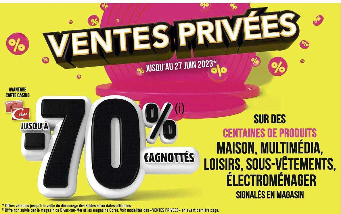 centaines de produits maison, multimédia, loisirs, sous-vêtements, électroménager