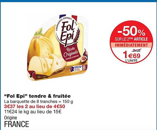 "fol épi" tendre & fruitée