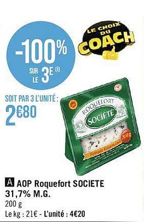 Aop Roquefort Société