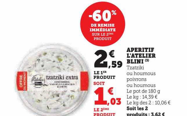 apéritif l'atelier blini