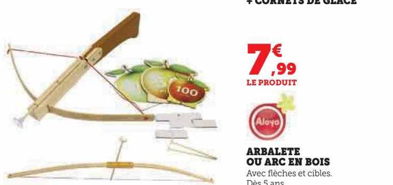 arbalète ou arc en bois