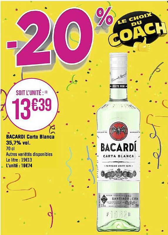 bacardi carta blanca
