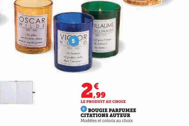 bougie parfumée citations auteur