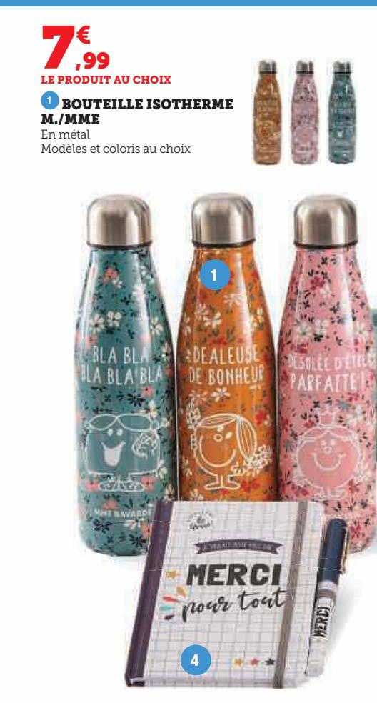 bouteille isotherme m. mme