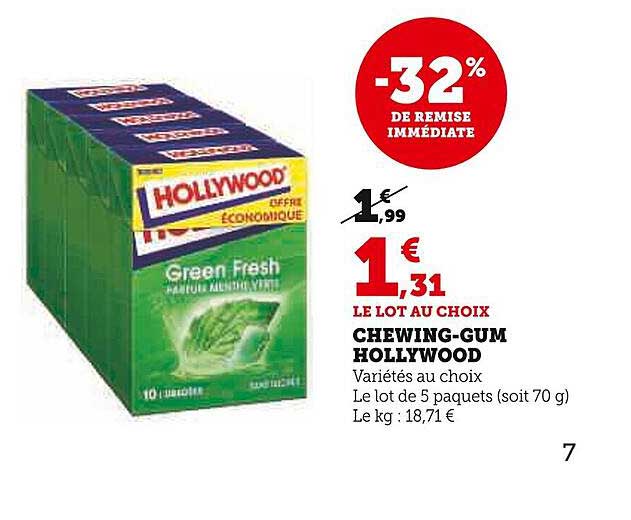 chewing-gum hollywood