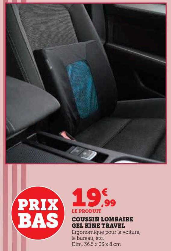 Coussin Lombaire Gel Kine Travel