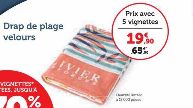 Drap De Plage Velours