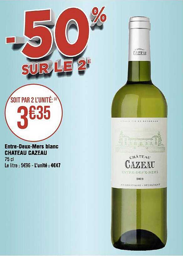 entre-deux-mers blanc château cazeau