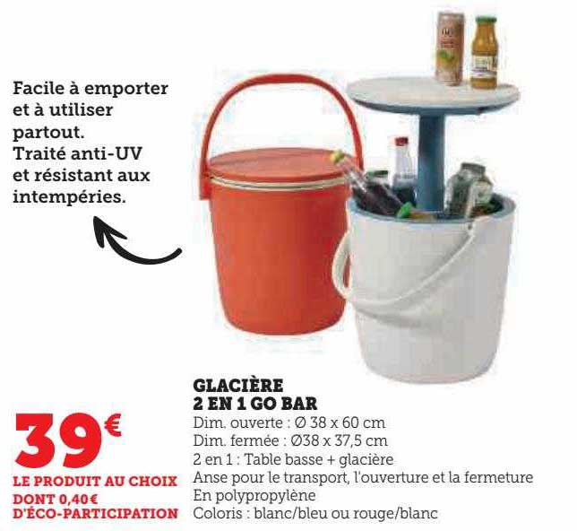 glacière 2in1 go bar