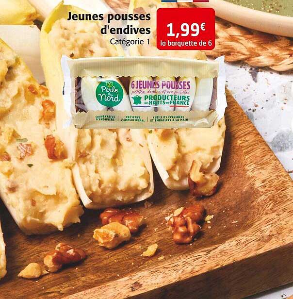 jeunes pousses d'endives