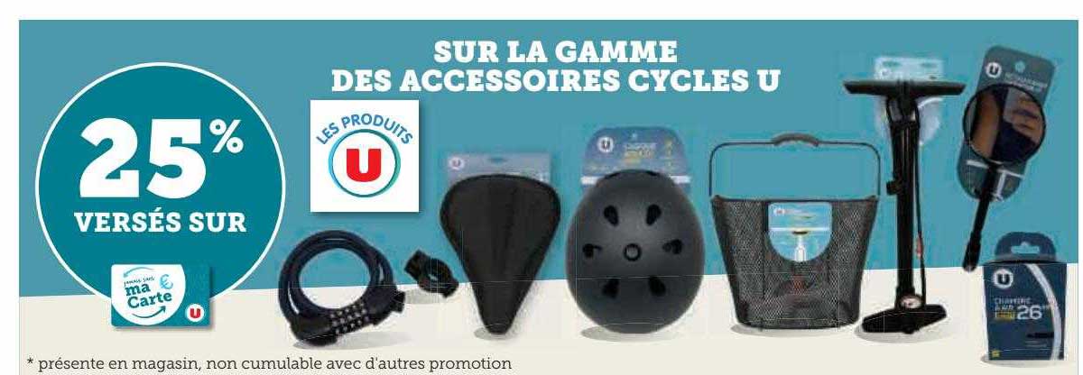 la gamme des accessoires cycles u
