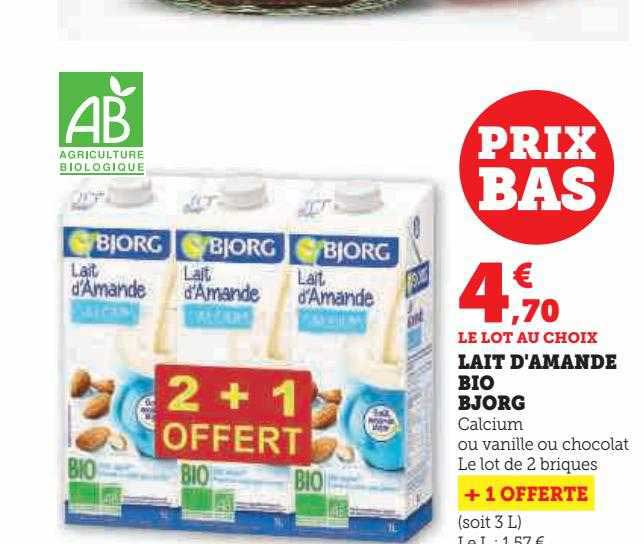 Lait D'amande Bio Bjorg