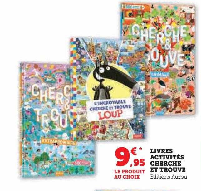 livres activités cherche et trouve