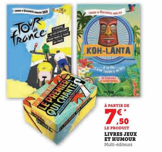 livres jeux et humour