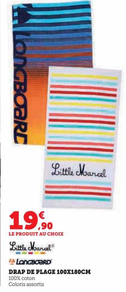 longboard ou little marcel drap de plage
