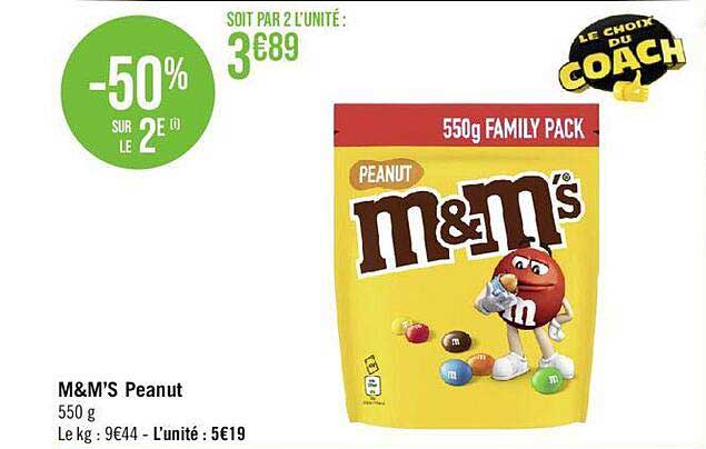 M&m's Peanut