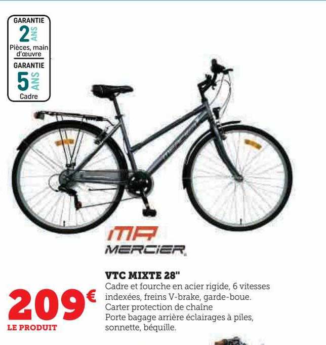 mercier vtc mixte 28"