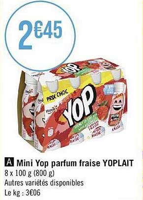 Mini Yop Parfum Fraise Yoplait