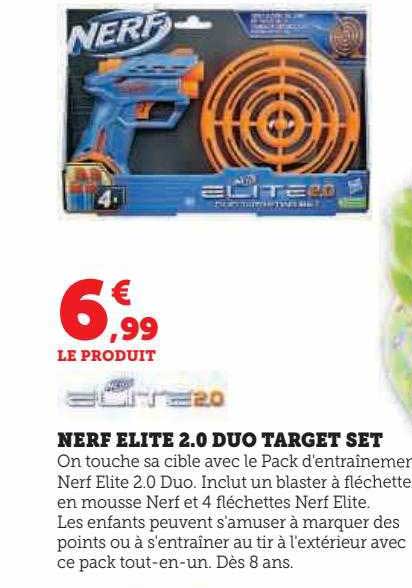 nerf élite 2.0 duo target set