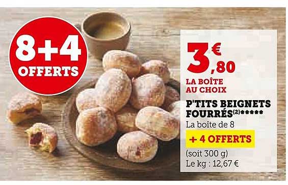 p'tits beignets fourrés