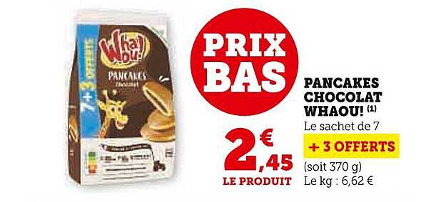 Pancakes Chocolat Whaou!