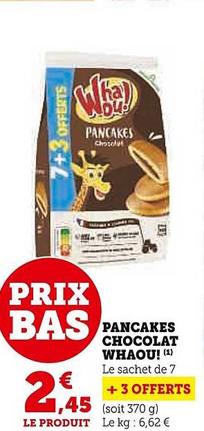 Pancakes Chocolat Whaou!