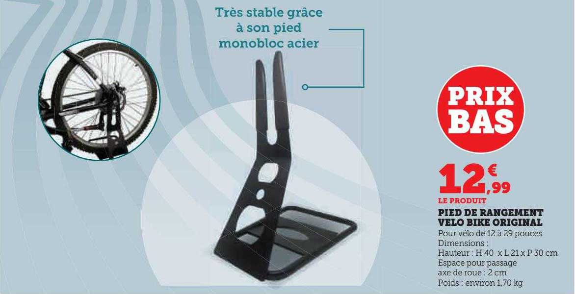 Pied De Rangement Velo Bike Original