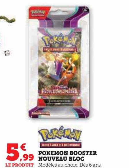 pokémon booster nouveau bloc