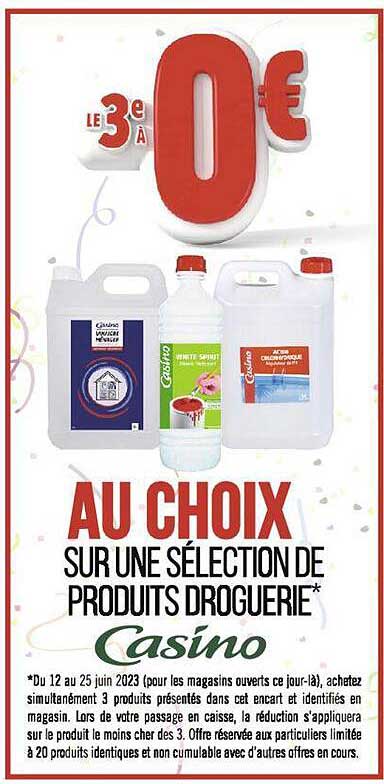 produits droguerie casino