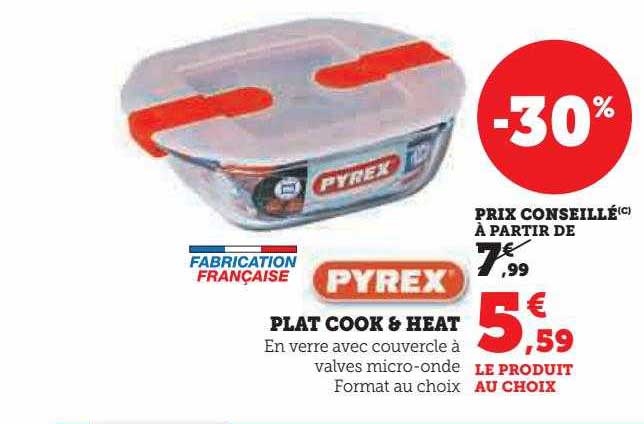 pyrex plat cook & heat
