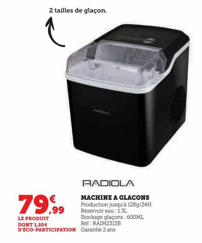 Radiola Machine à Glaçons