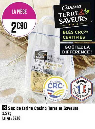 Sac De Farine Casino Terre Et Saveurs