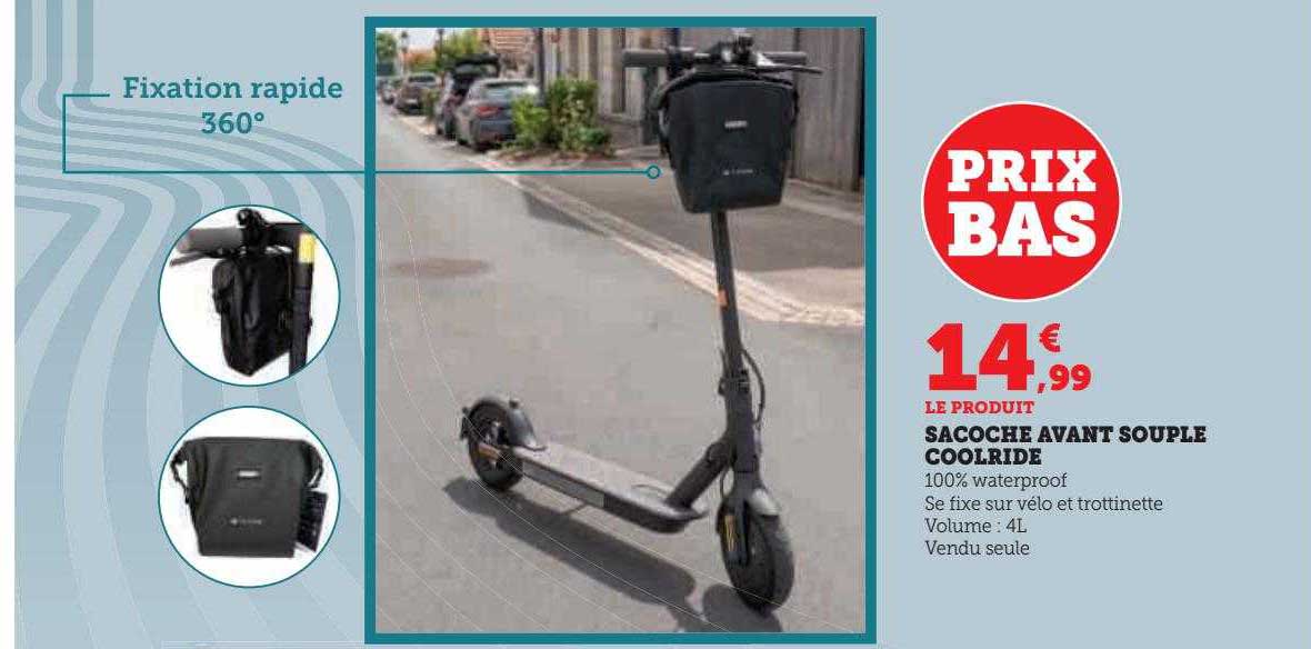 sacoche avant souple coolride