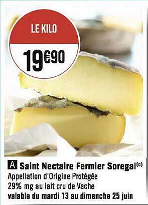 saint nectaire fermier soregal