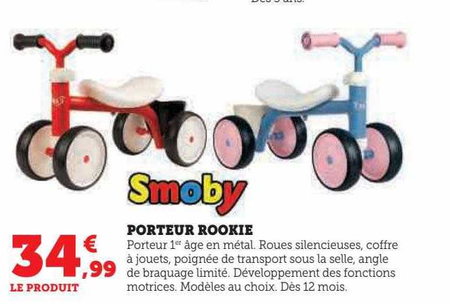 smoby porteur rookie