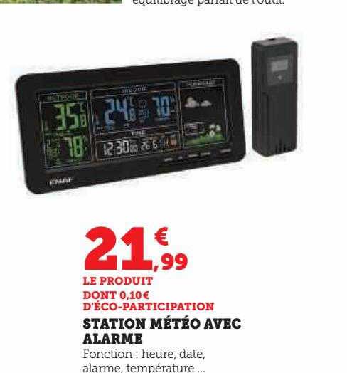 station météo avec alarme