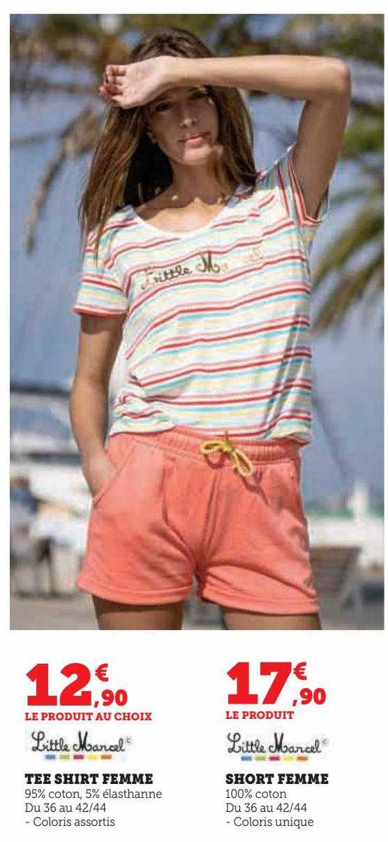 Tee-shirt Ou Short Femme