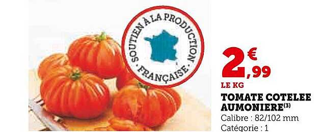 tomate côtelée aumonière