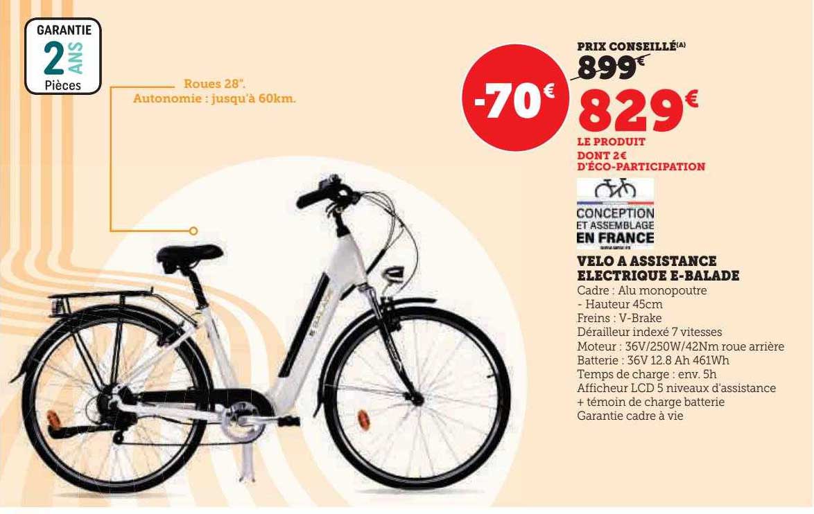 vélo à assistance électrique e-balade