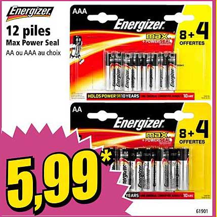 12 piles max power seal energizer