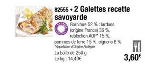 2 galettes recette savoyarde