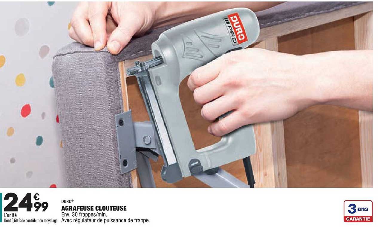 agrafeuse clouteuse duro