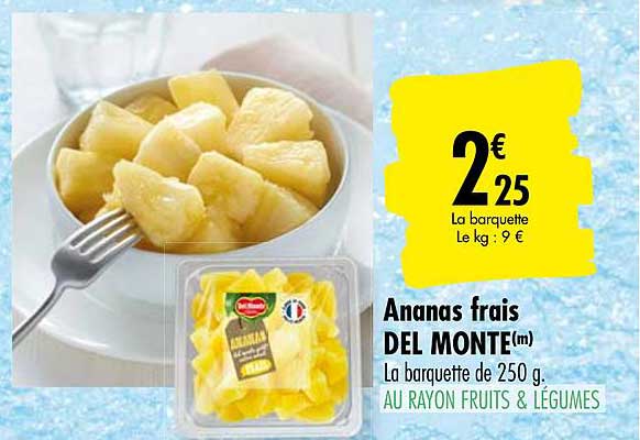 ananas frais del monte