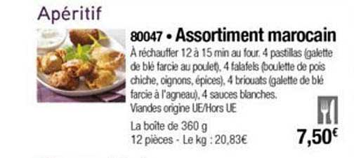 assortiment marocain