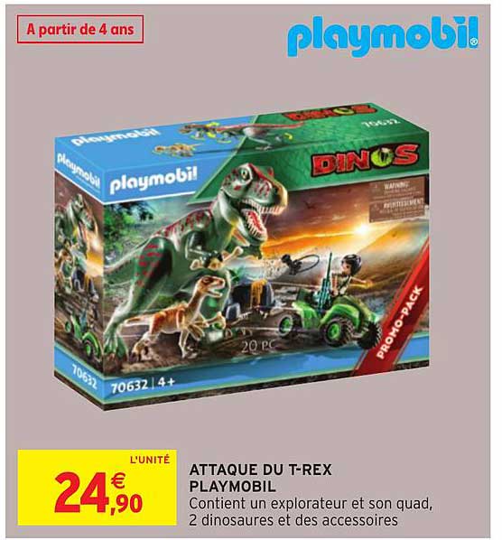 attaque du t rex playmobil