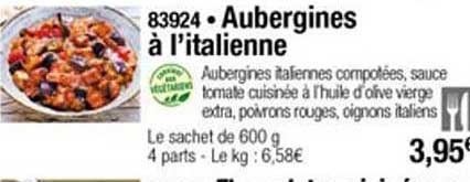 aubergine à l'italienne