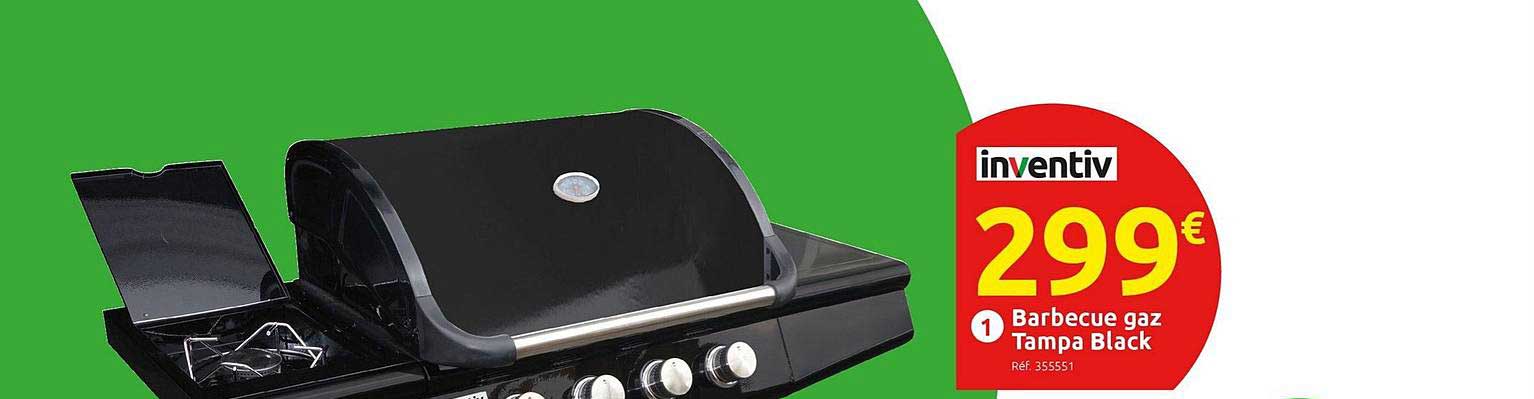barbecue gaz tampa black inventiv