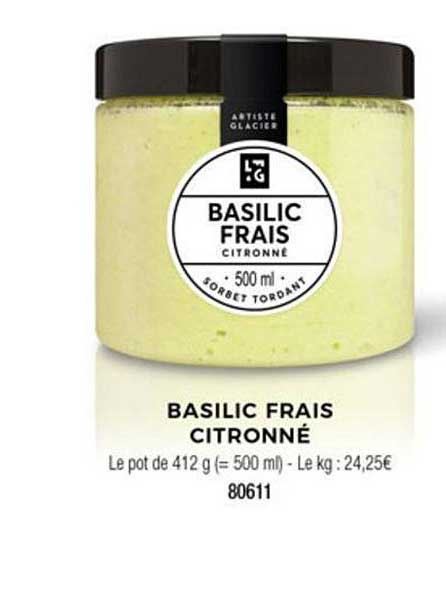Basilic Frais Citronné