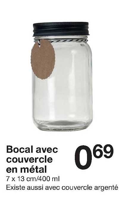 Bocal Avec Couvercle En Métal