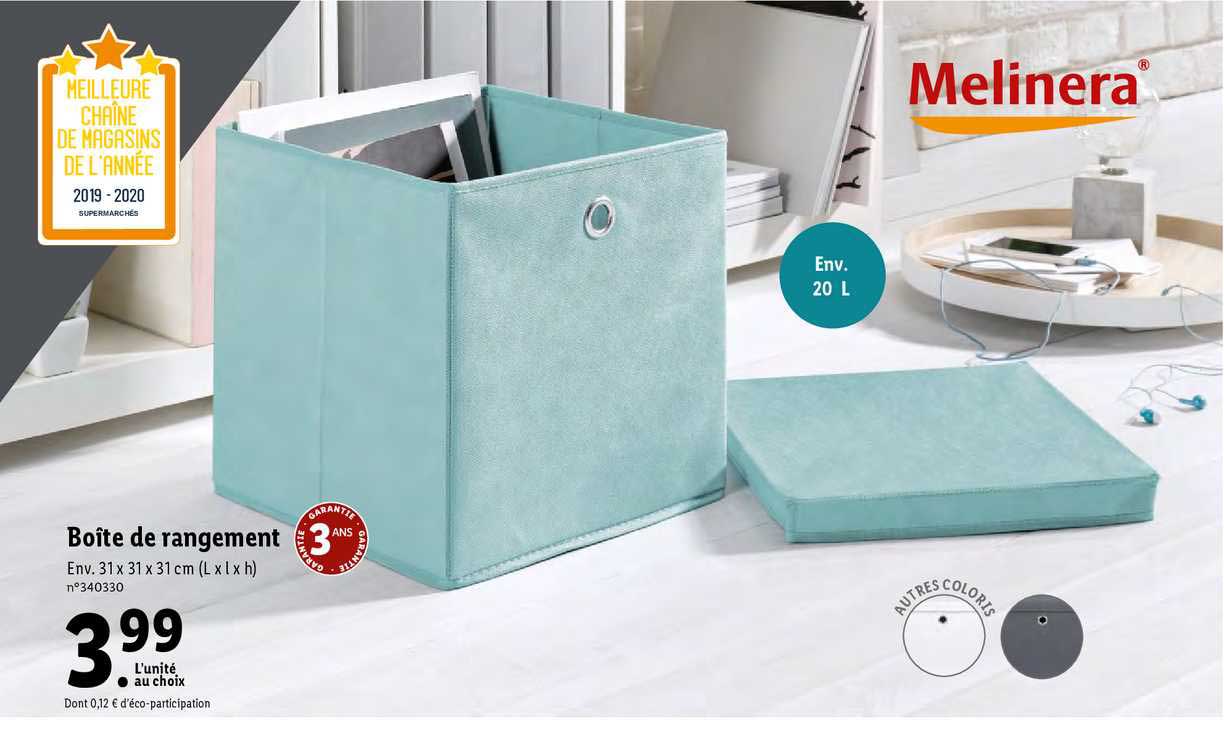 boîte de rangement melinera